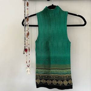 Green Stretchy Royal Serpent Dragon Top